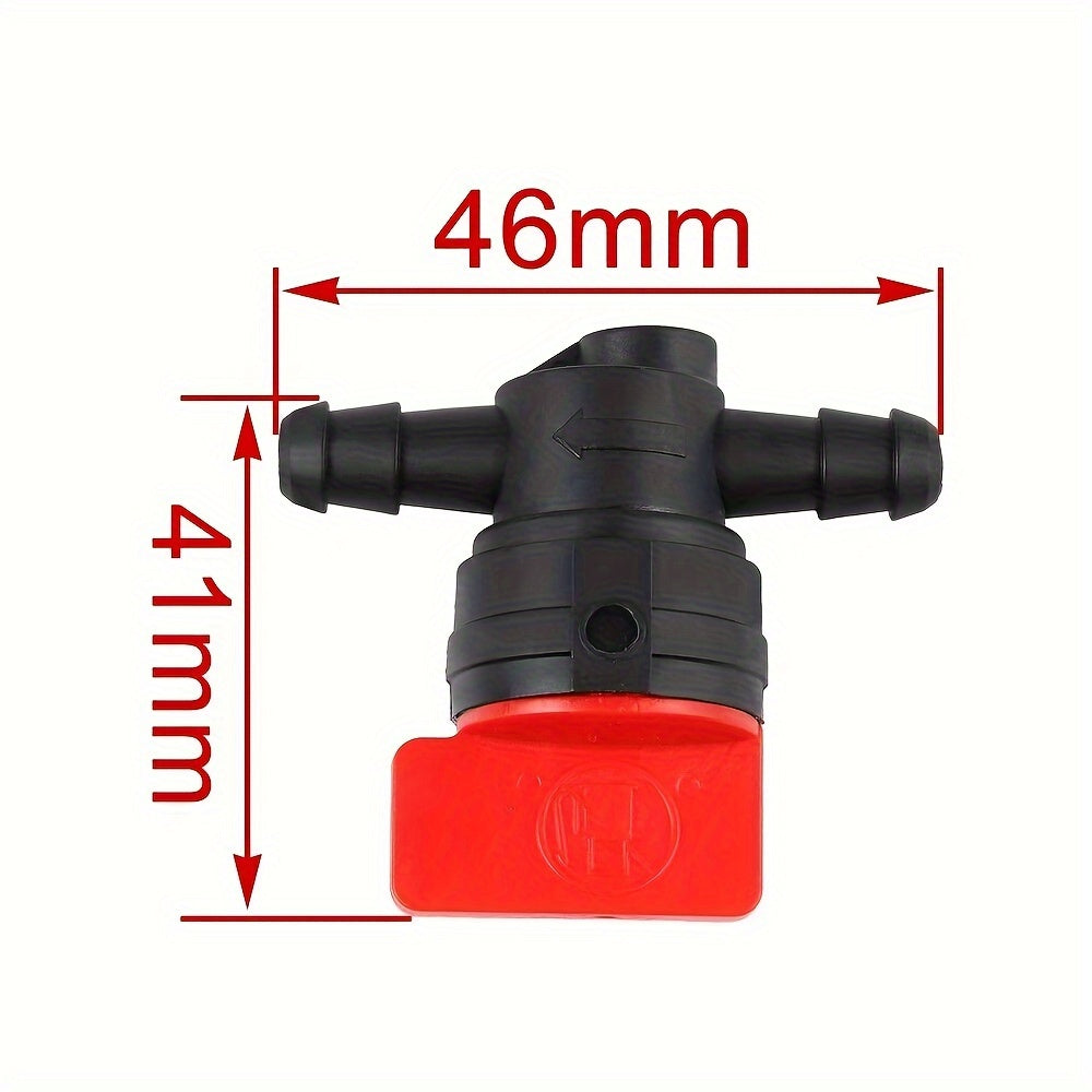 3pcs 1/4" InLine Straight Fuel Gas Cut-Off Shut Off Valve Petcock Motorcycle