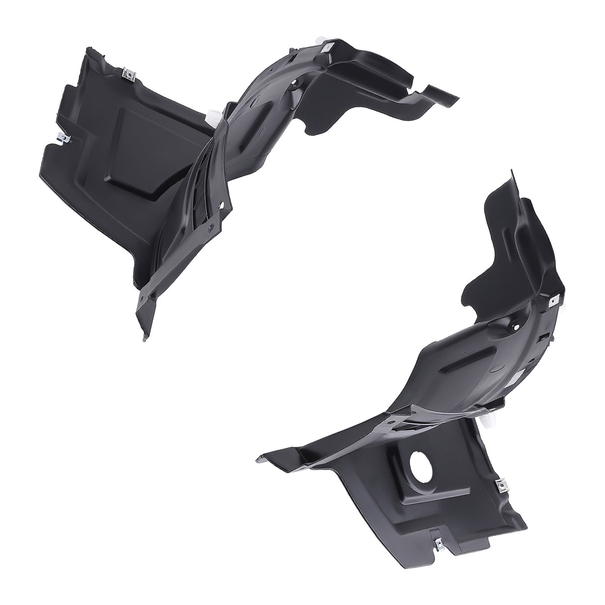 Left+Right Side compatible For Audi A6 S6 2016 2017 2018 Front Front Section Fender Liners