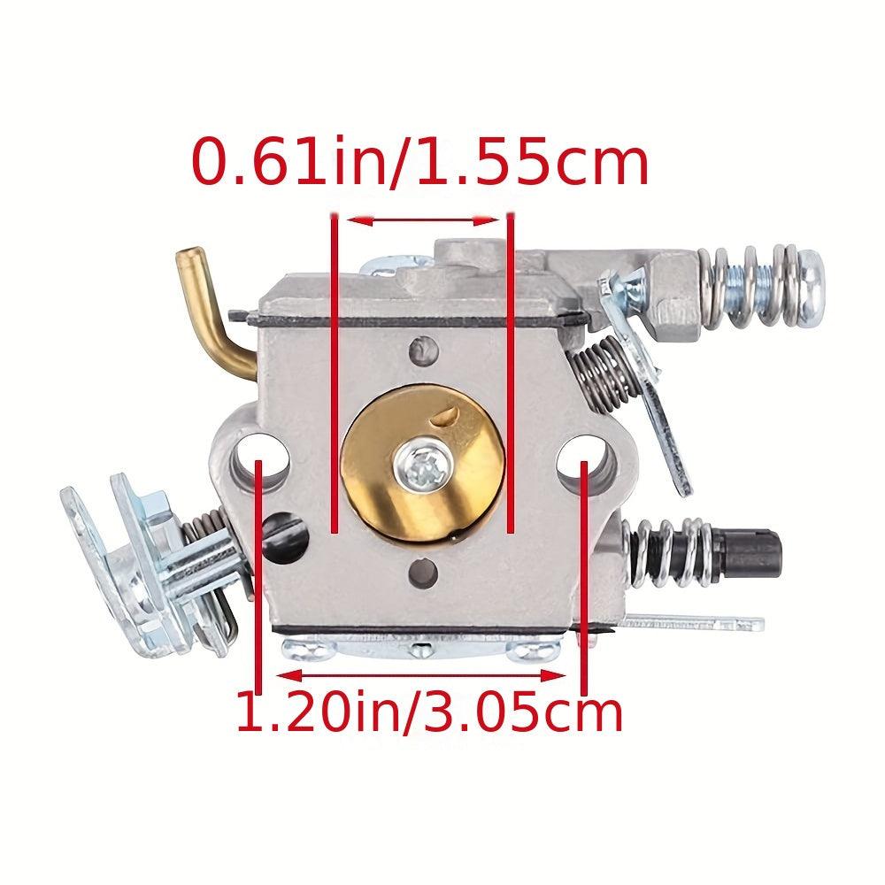 530071987 Premium Carburetor Kit by Hipa - Compatible with Husqvarna 136 137 141 142 36 41 142E Gasoline-Powered Chainsaws - High-Performance Replacement Part for Efficient Fuel Consumption and Smooth Engine Operation