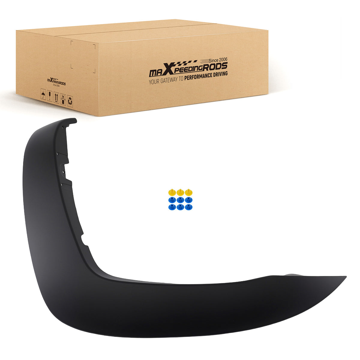 Driver Side Front Fender Trim Molding compatible For Toyota Tacoma 05-15 75086-04030 Black