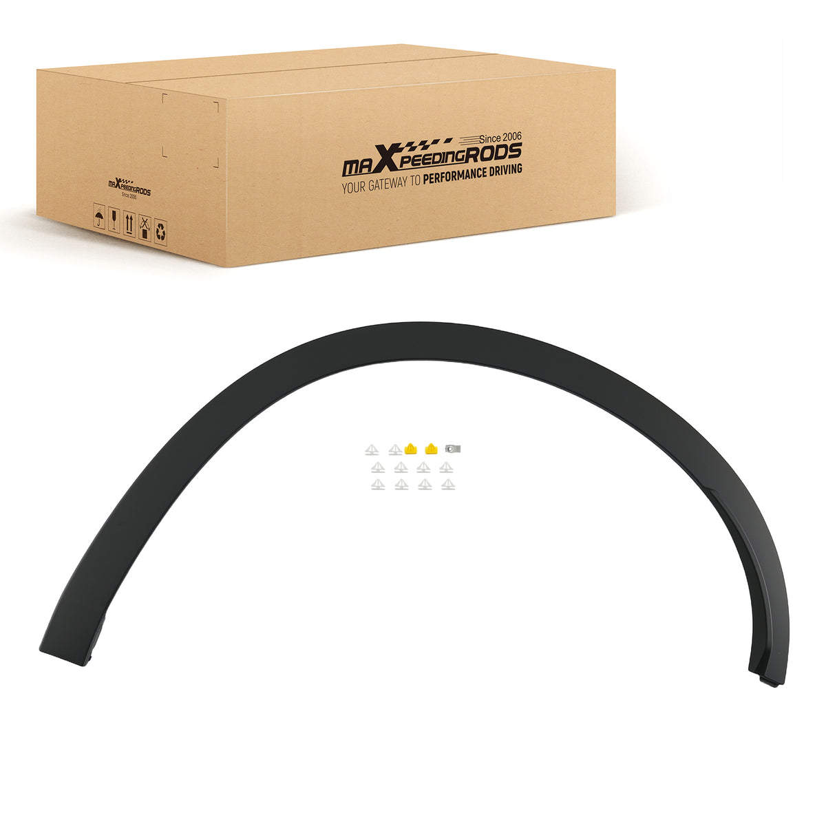 Fender Flare Molding compatible For Chevrolet Blazer Rear Left 2019-2022 84608527 Black