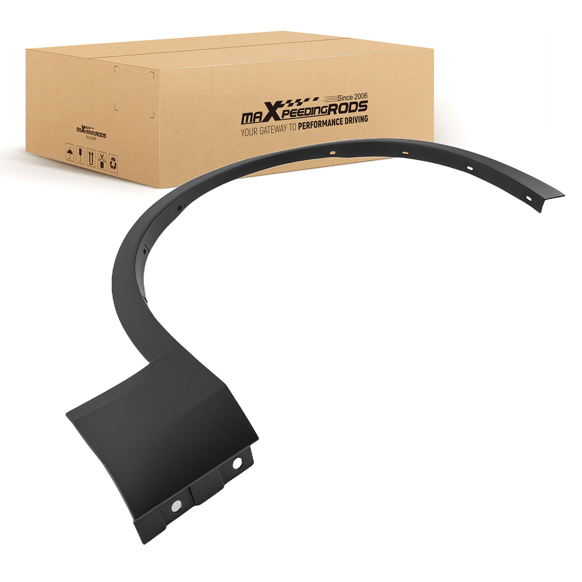 Front Fender Flare Trim RH compatible For BMW X3 2011-2017 Direct Replacement Black