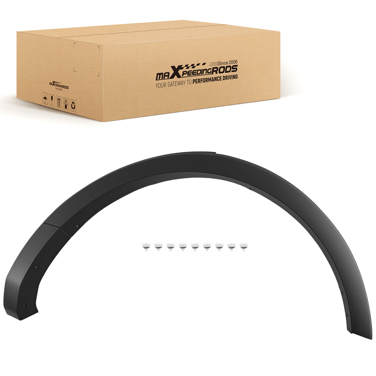 Black Rear LH Fender Flare Molding compatible For Ford Explorer Sport 2013-2019