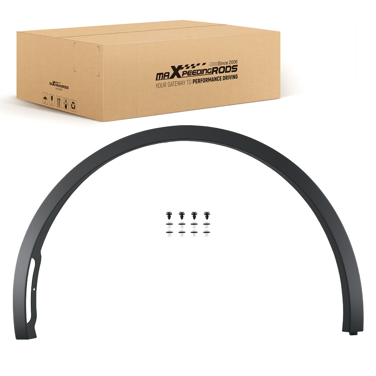 Left Side Wheel Arch Fender Flare Molding Trim For 2020-2024 compatible For Tesla Model Y