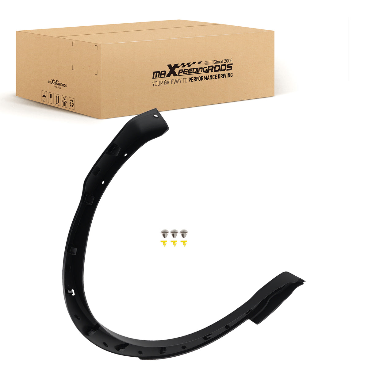 Black Fender Molding compatible For Nissan Rogue Sport 2017-2021  Right Rear 938286MA0A