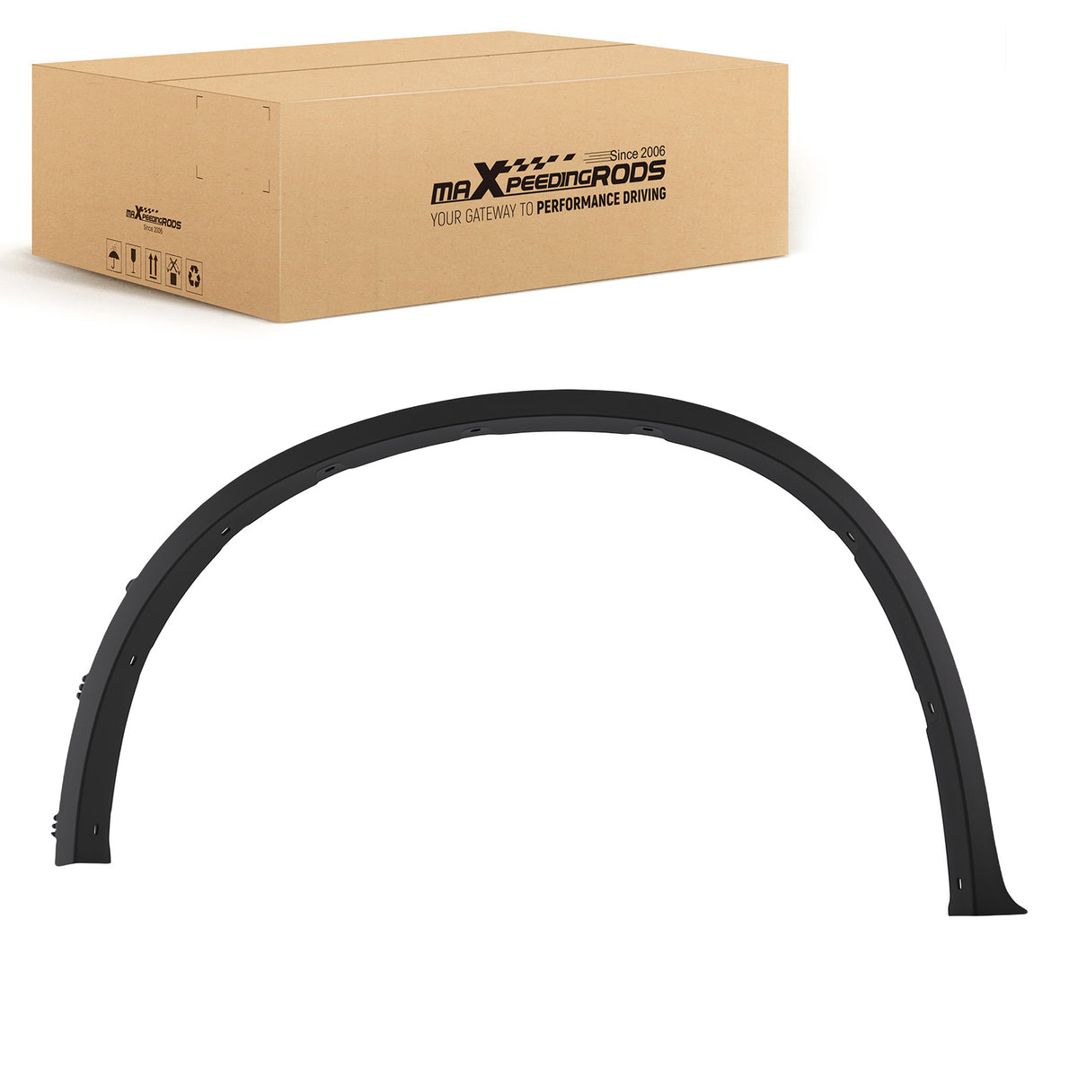 Fender Flare Trim compatible For BMW X6 2008-2014 51777176235 Right Rear Black New