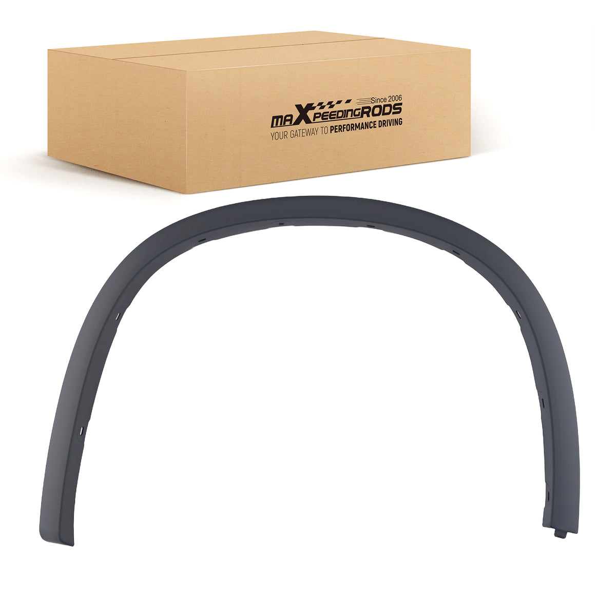 Fender Molding Trim Left compatible For BMW X1 xDrive28i 2012-2015 51778049939 Black