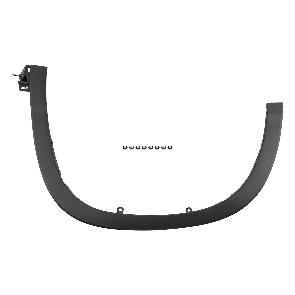 Black Driver Fender Flare compatible For Toyota Highlander 14-19 750860E030 Front Left Side