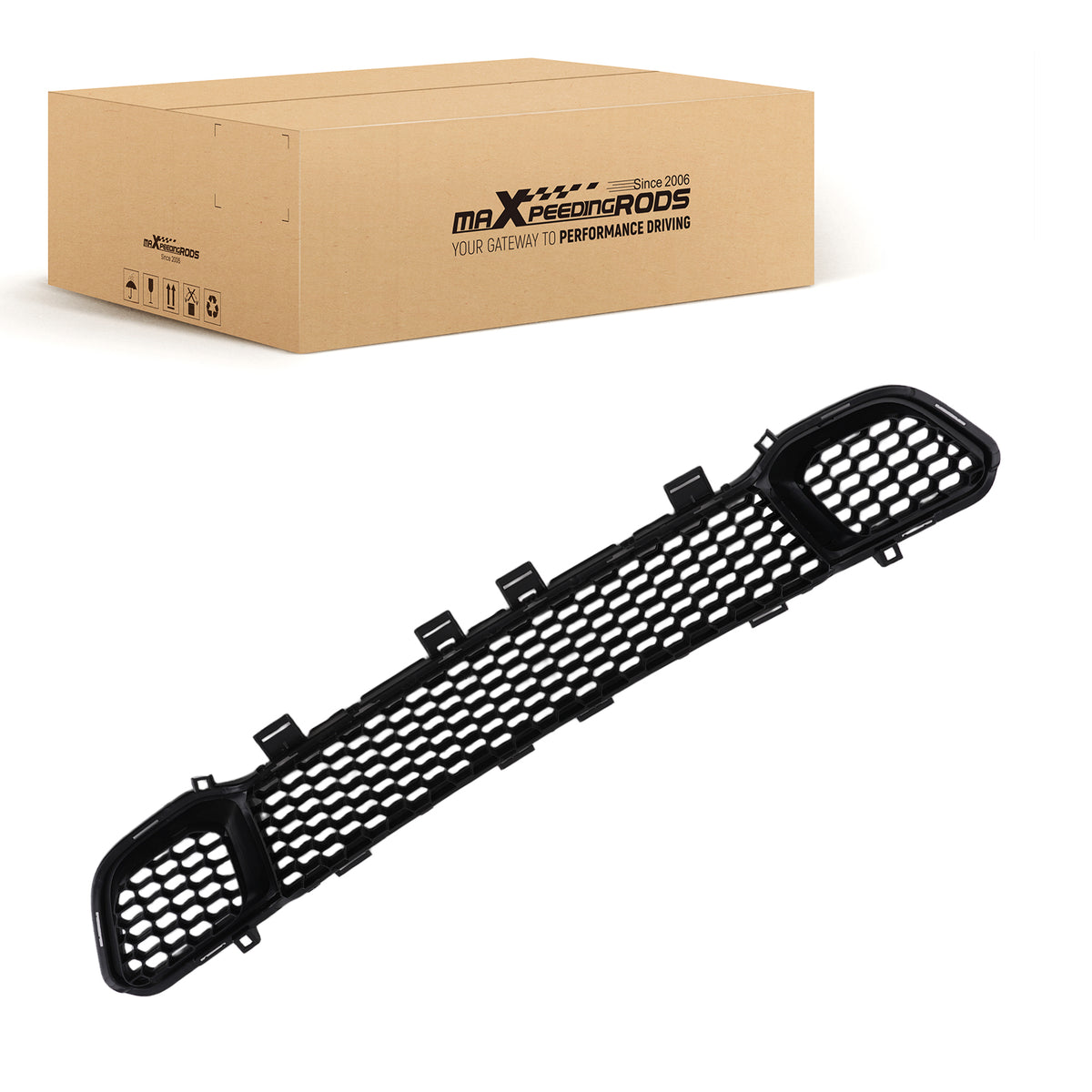 Front Lower Grille compatible For Jeep Cherokee 2014-2018 68203216AA CH1036126 Black