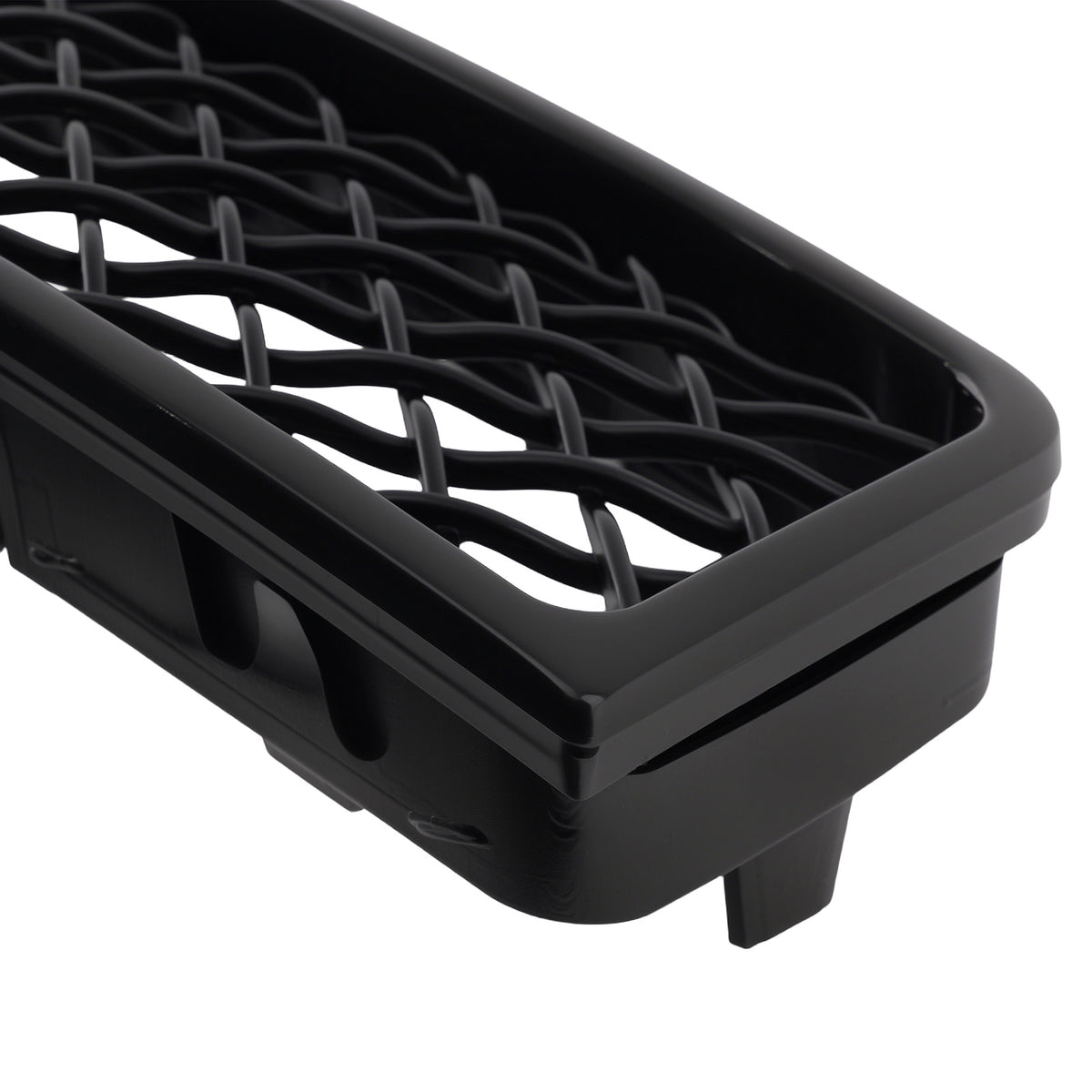 Black Front Grille Set compatible For Chevy Avalanche compatible For Tahoe Suburban 2007-2014 15946154