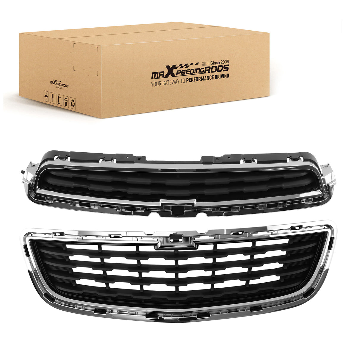 Front UpperLower Grill Grille compatible For Chevrolet Trax LT LTZ 2014-2016 95235144
