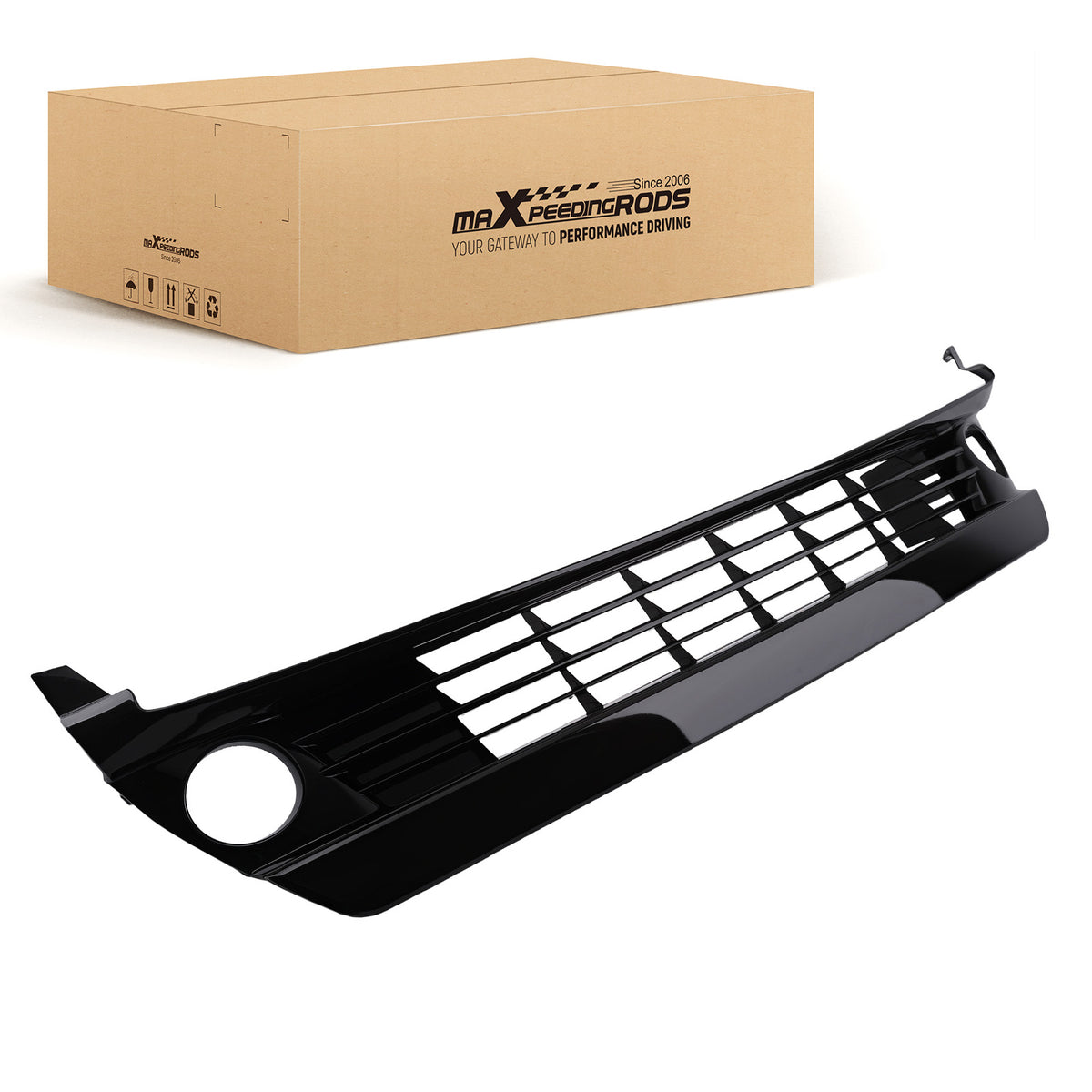 Front Bumper Grille compatible For Toyota Prius Lower 2012-2015 5310247020 Black