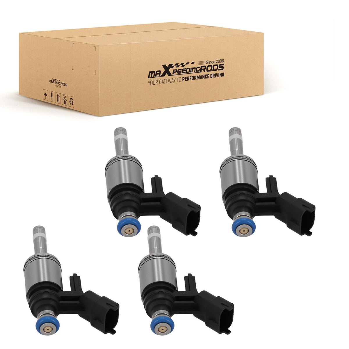 4 Fuel Injectors compatible For Mini Cooper S JCW R56 R57 R55 2007-2015 13537591623
