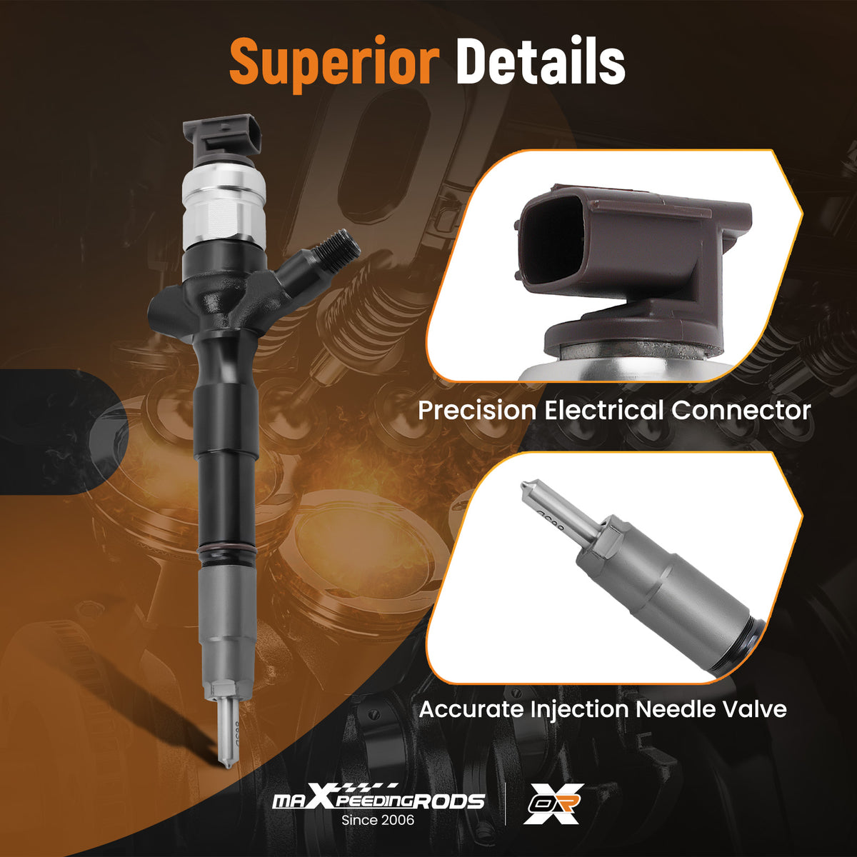 Diesel Fuel Injector compatible For Toyota Hiace Hilux 23670-09070 23670-39316 23670-09330