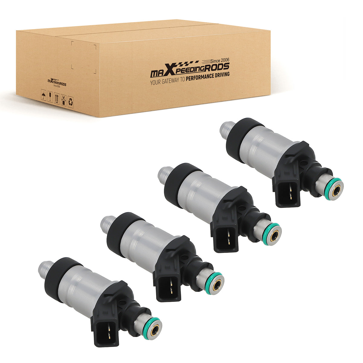 4PCS Fuel Injectors compatible For Acura TL 3.2L 1996-1998 06164-P2J-000 New