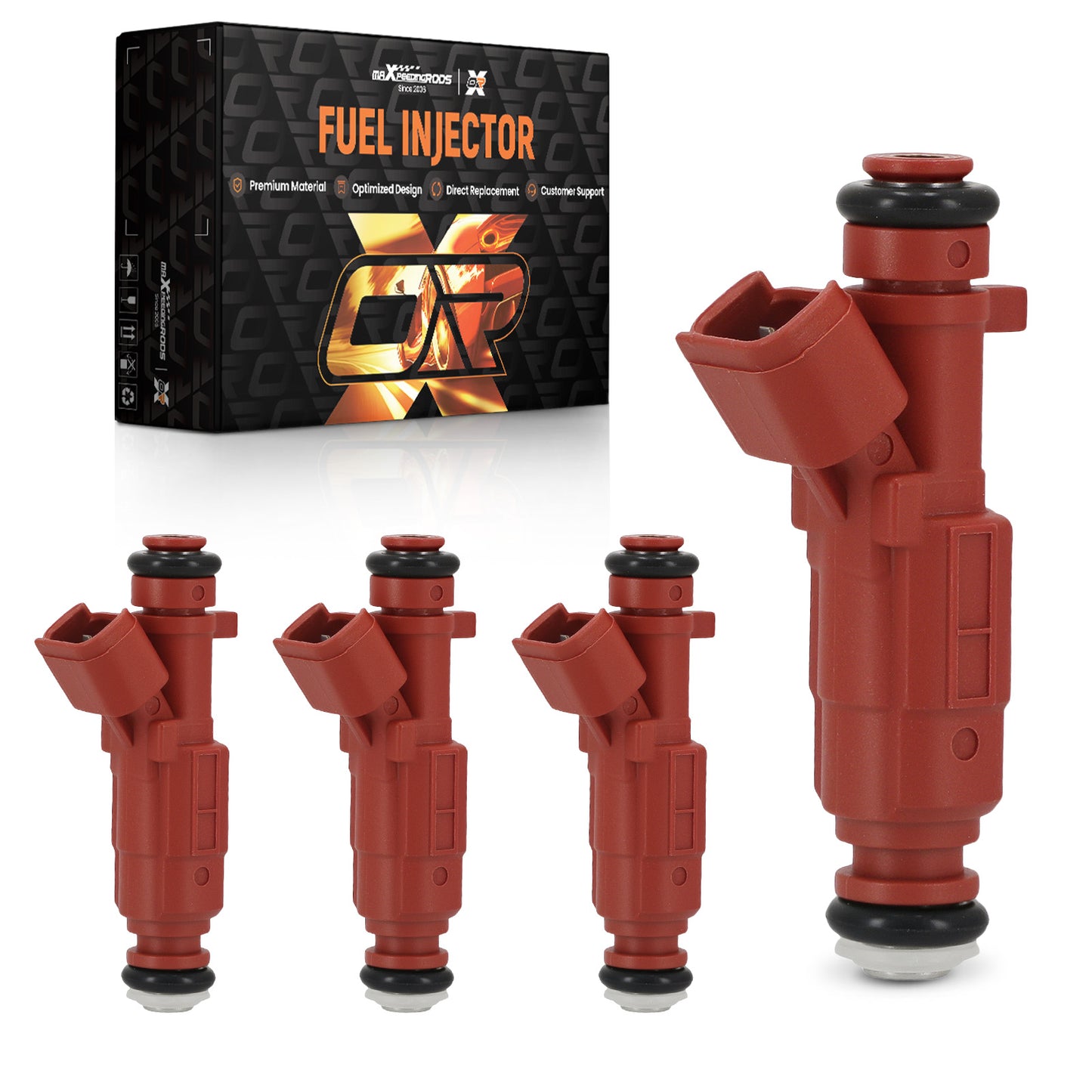 4x Fuel Injectors compatible for Hyundai Elantra 2011-2015 compatible for Kia Forte 2014-2015 35310-2E000
