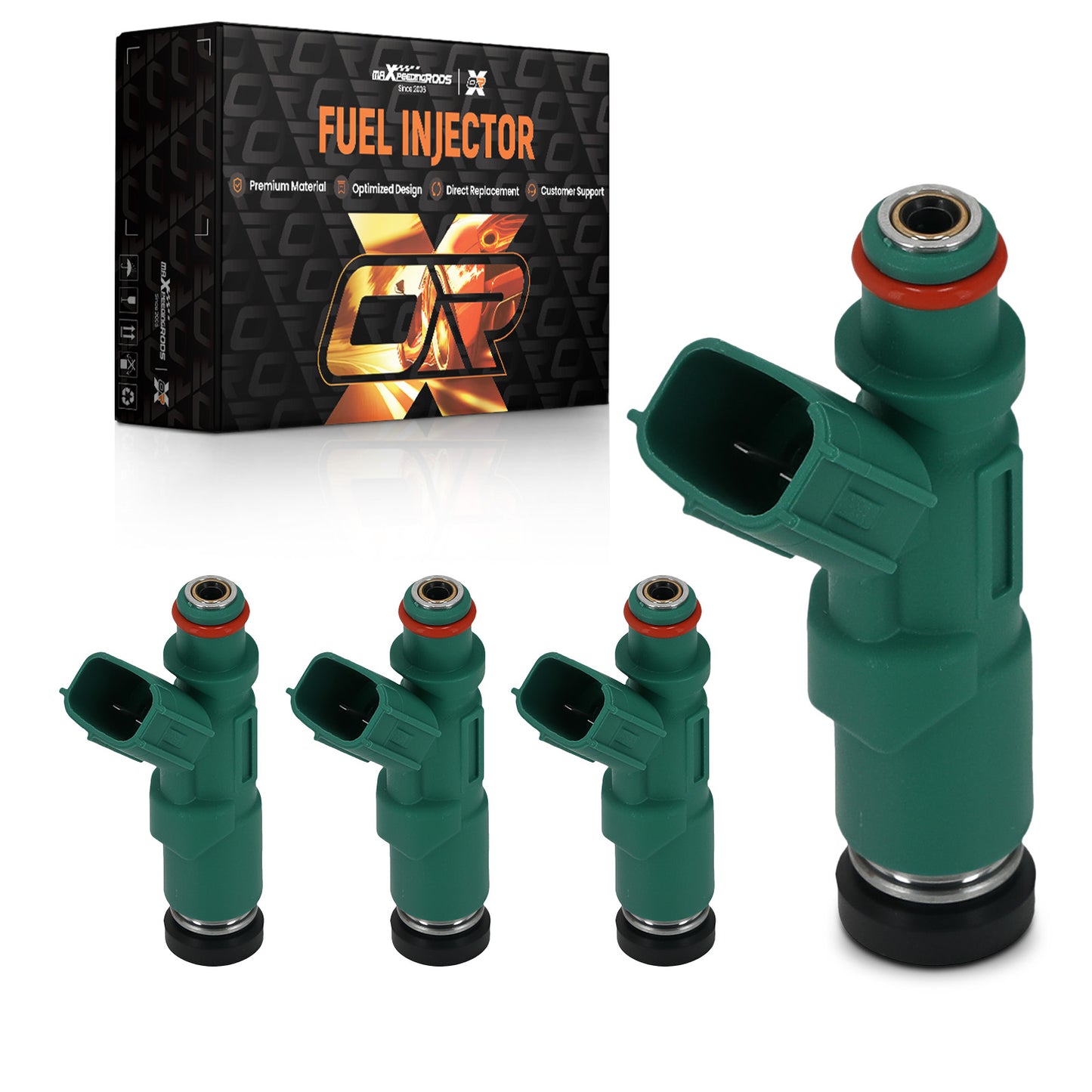 4pcs Fuel Injectors compatible For Toyota Prius Echo compatible For Scion XA XB 1.5L L4 01-09 23250-21020