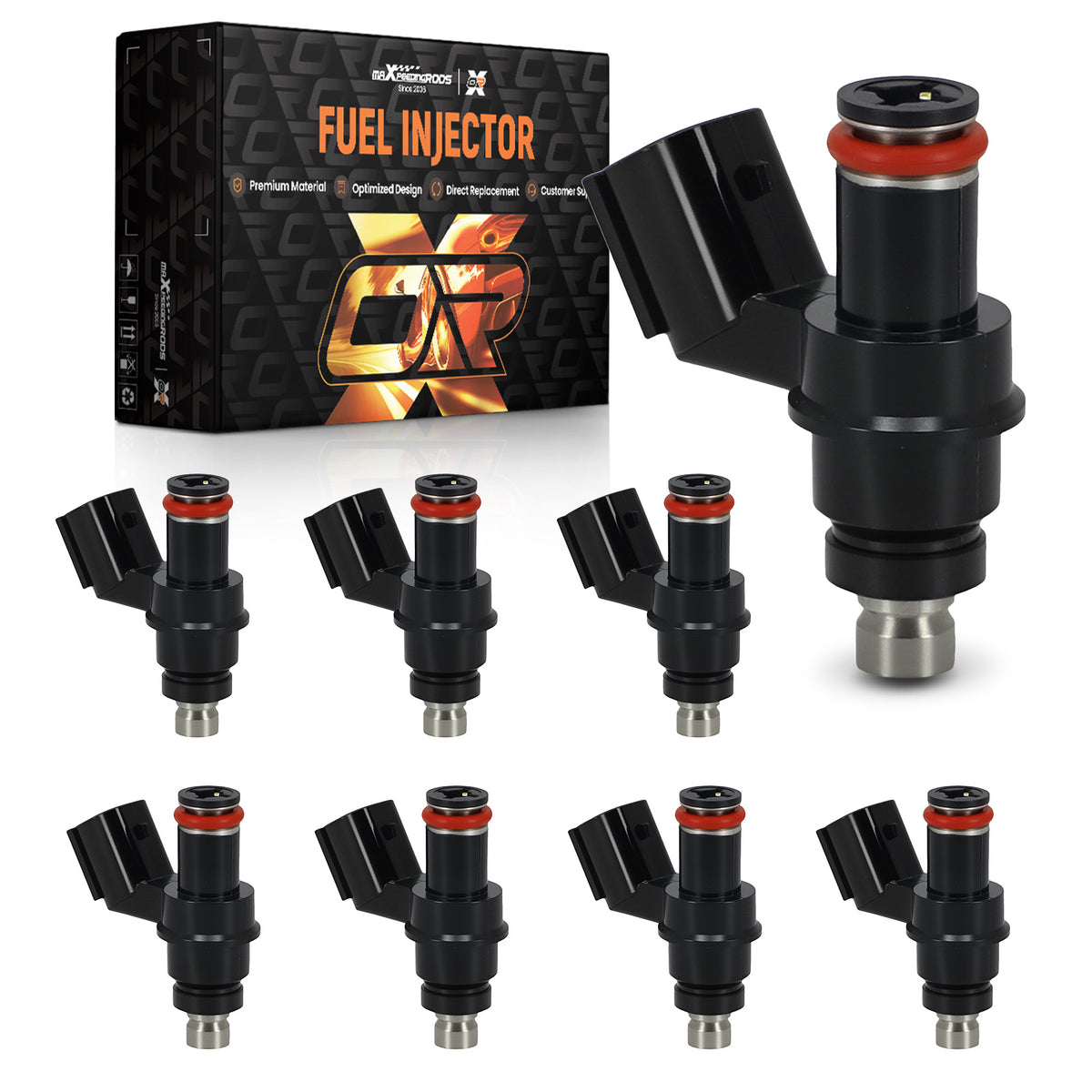 8X Fuel Injectors Set compatible For Suzuki Hayabusa GSXR1000 2007 2008 K7 15710-21H00