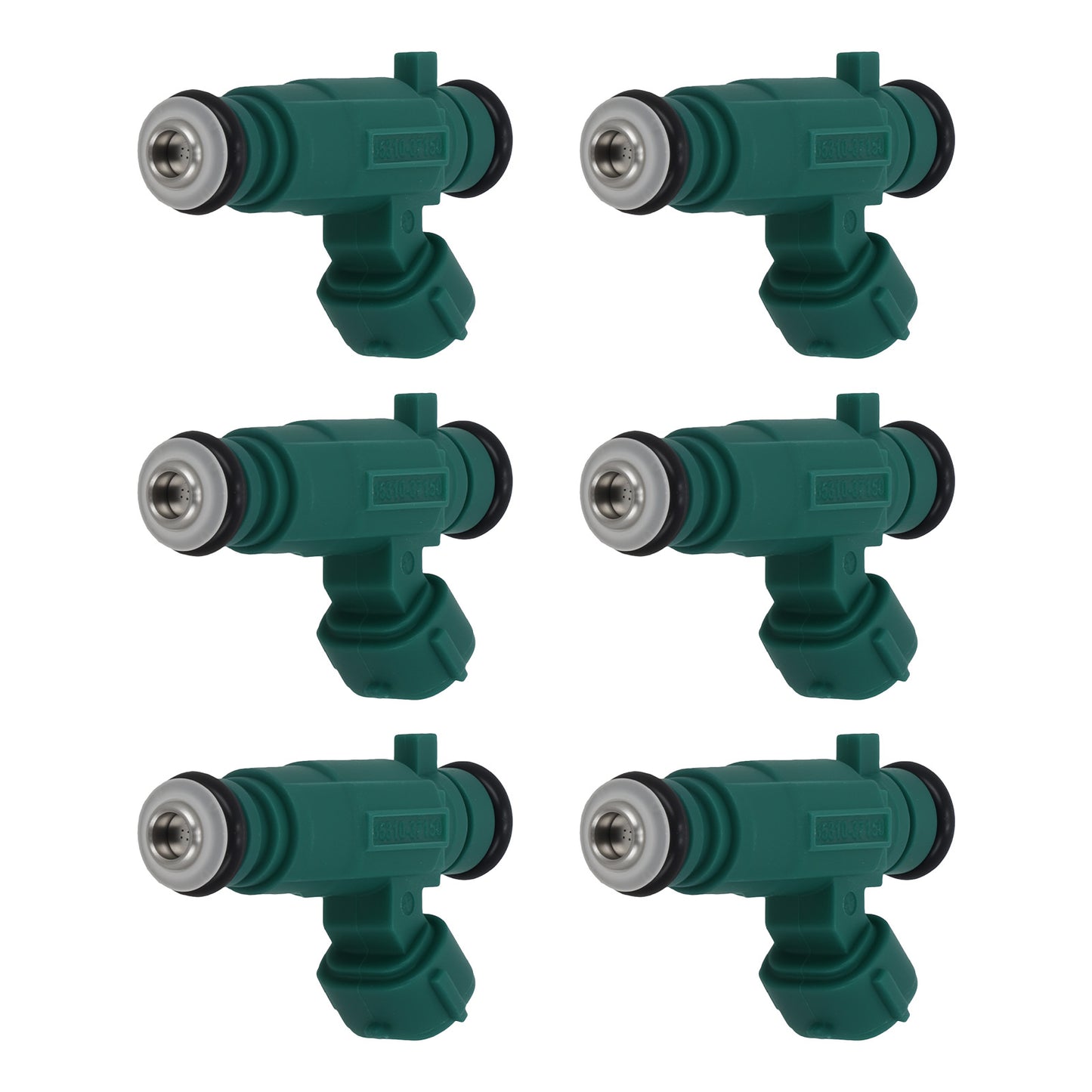 6x Fuel Injectors compatible For Hyundai Tiburon Santa Fe 2.7L V6 FJ660 2005-2008