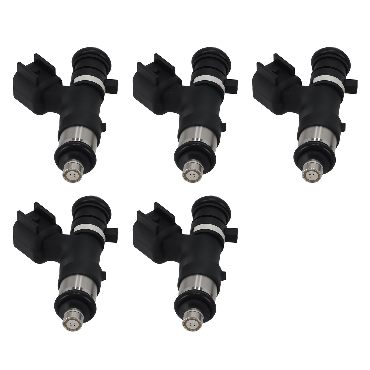 5Pcs Fuel Injector compatible For Volvo C30 C70 2.5L Turbo 2006-2013 FJ1065 30757534
