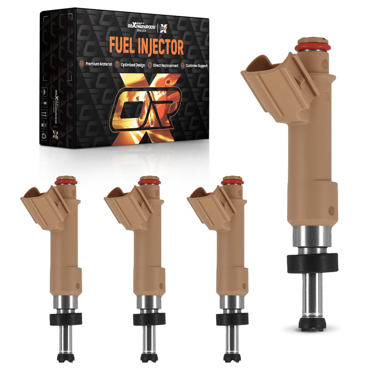 Set of 4 Fuel Injectors compatible For Toyota Corolla Matrix 1.8L 2009-2015 23209-39145