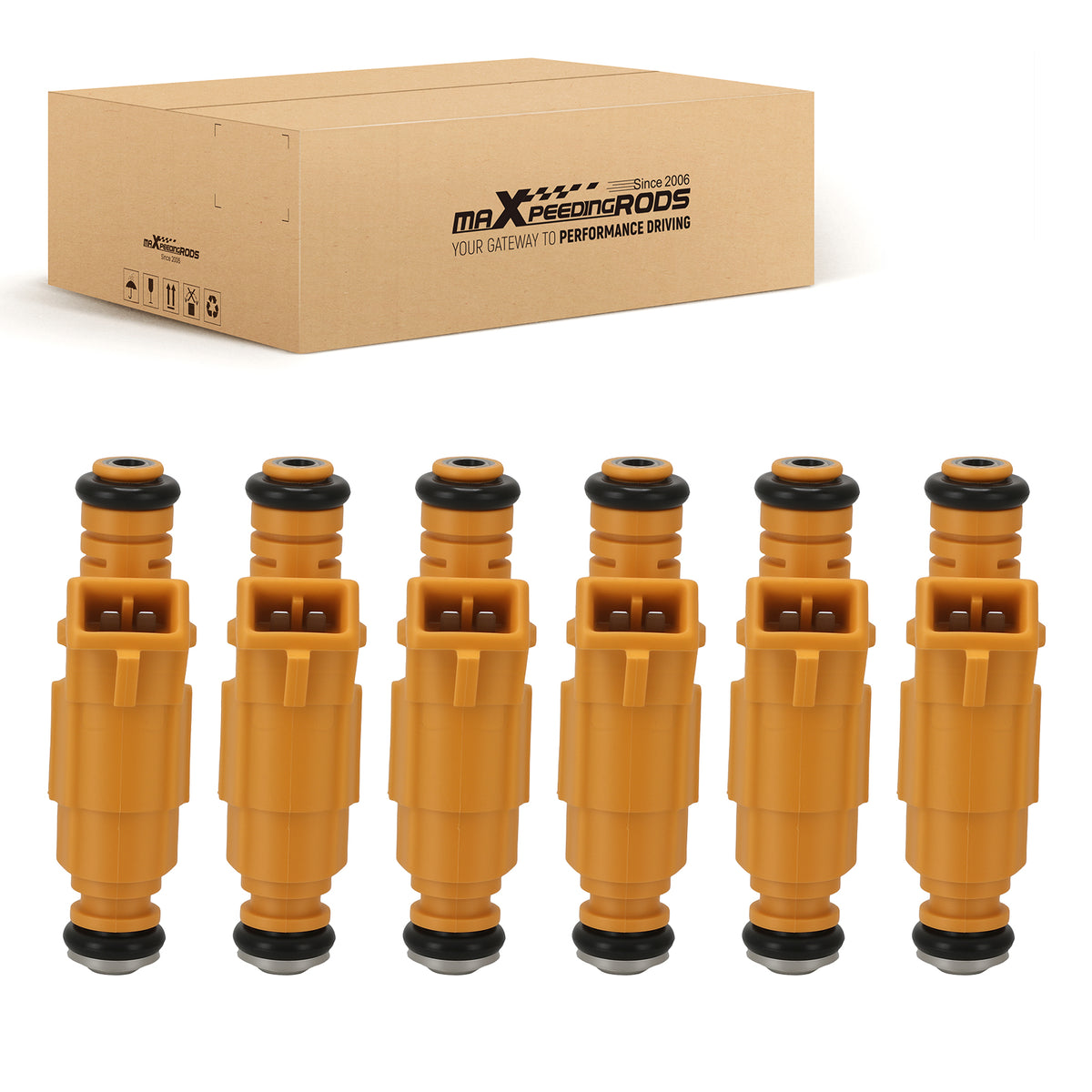 4 Hole Fuel Injector compatible For Jeep Cherokee Grand Cherokee M02710X6 6pieces Set