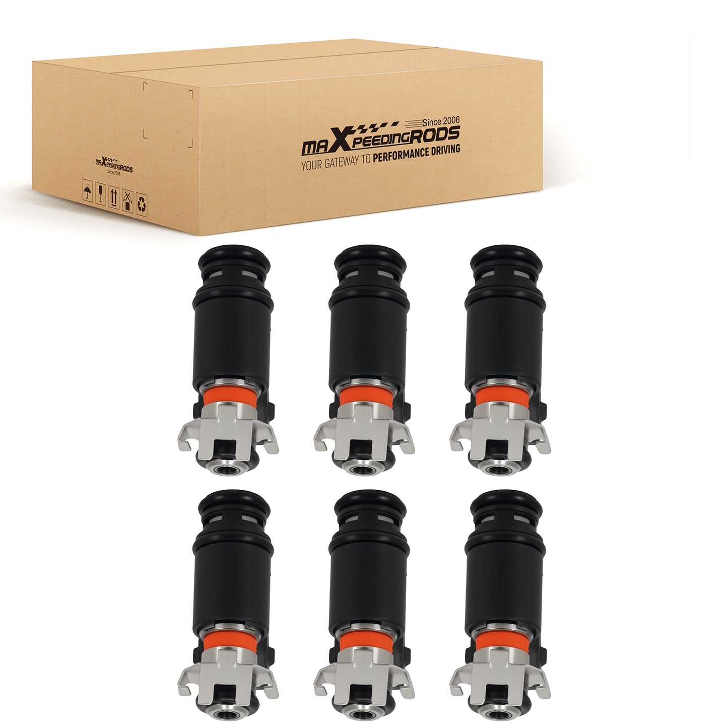 2.8L Fuel Injector Set compatible For Volkswagen EuroVan compatible For Golf V6 1997-2001 IWP022 6pcs