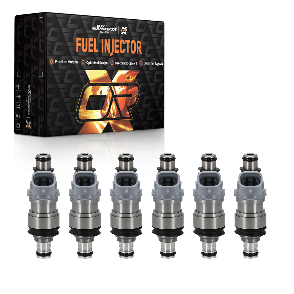 6x Fuel Injectors compatible For Lexus ES300 compatible For Toyota Camry 3.0L V6 1992-1993 23250-62030