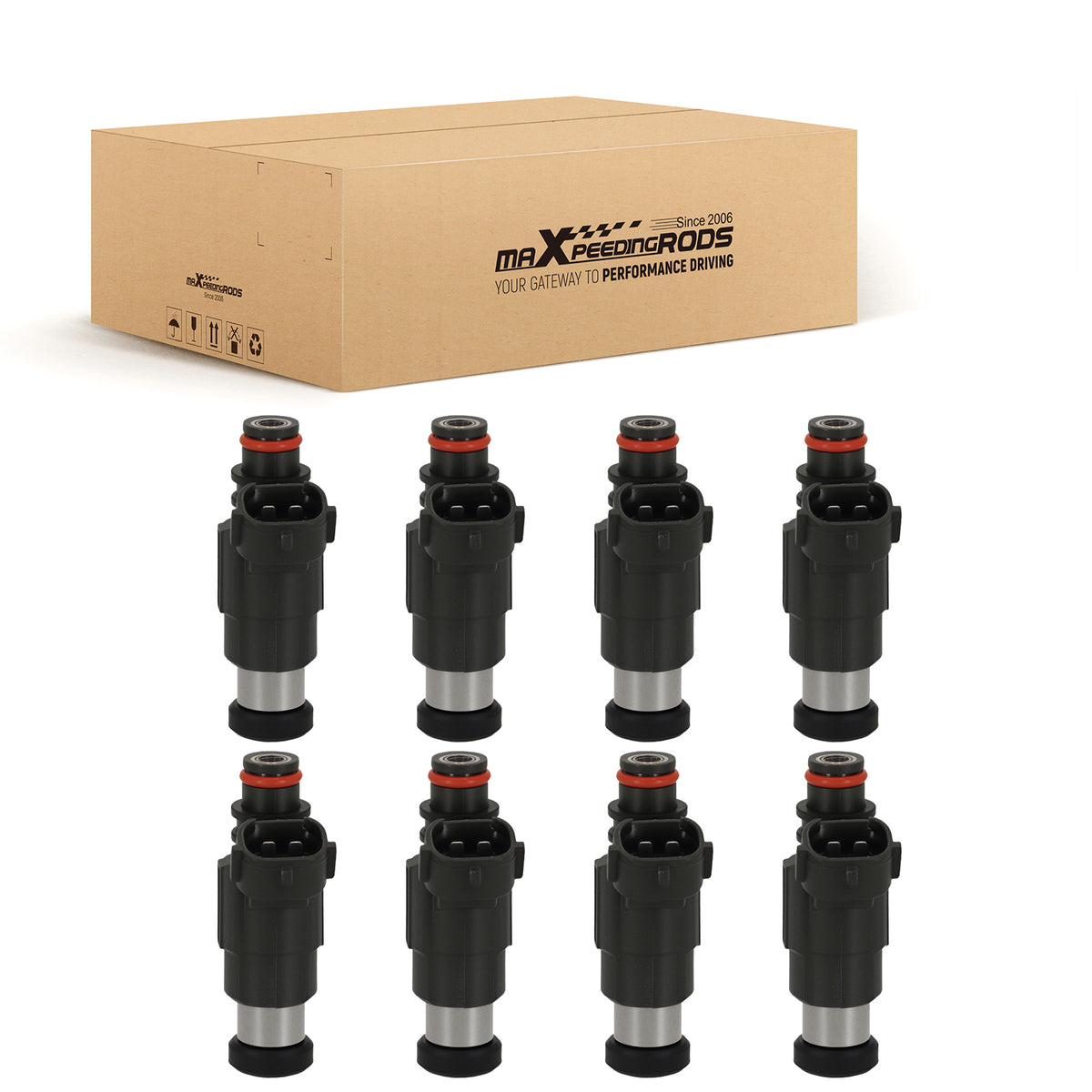 Flow Matched Fuel Injector compatible For Suzuki DF60 DF70 15710-66D00 CDH166 4PCS