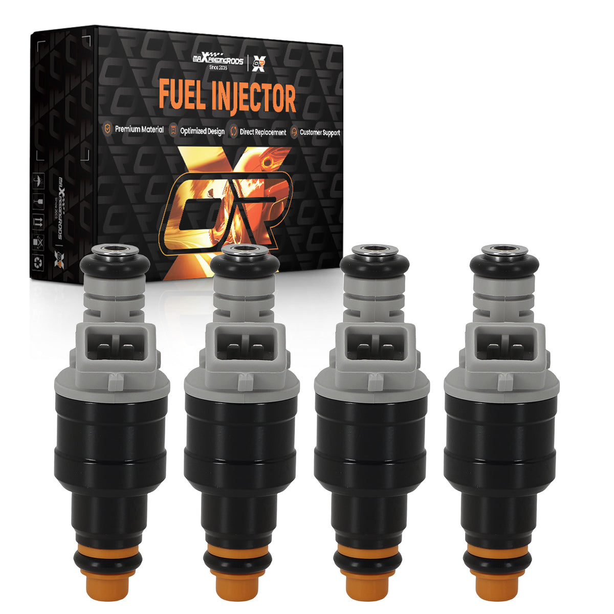 4x Fuel Injector compatible For Ford Ranger 2.3L-2.5L compatible For Mazda B2500 compatible For Mercury 1985-2001