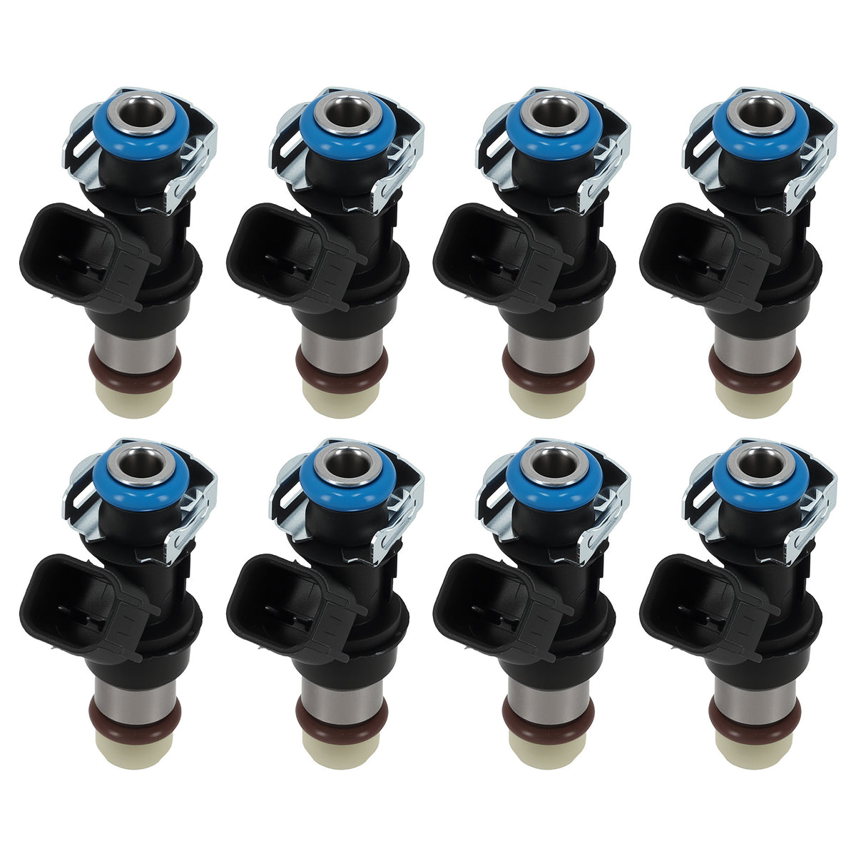 8 Fuel Injectors compatible For Chevrolet Silverado GMC Sierra 5.3L 6.0L 2007-2009 12580681