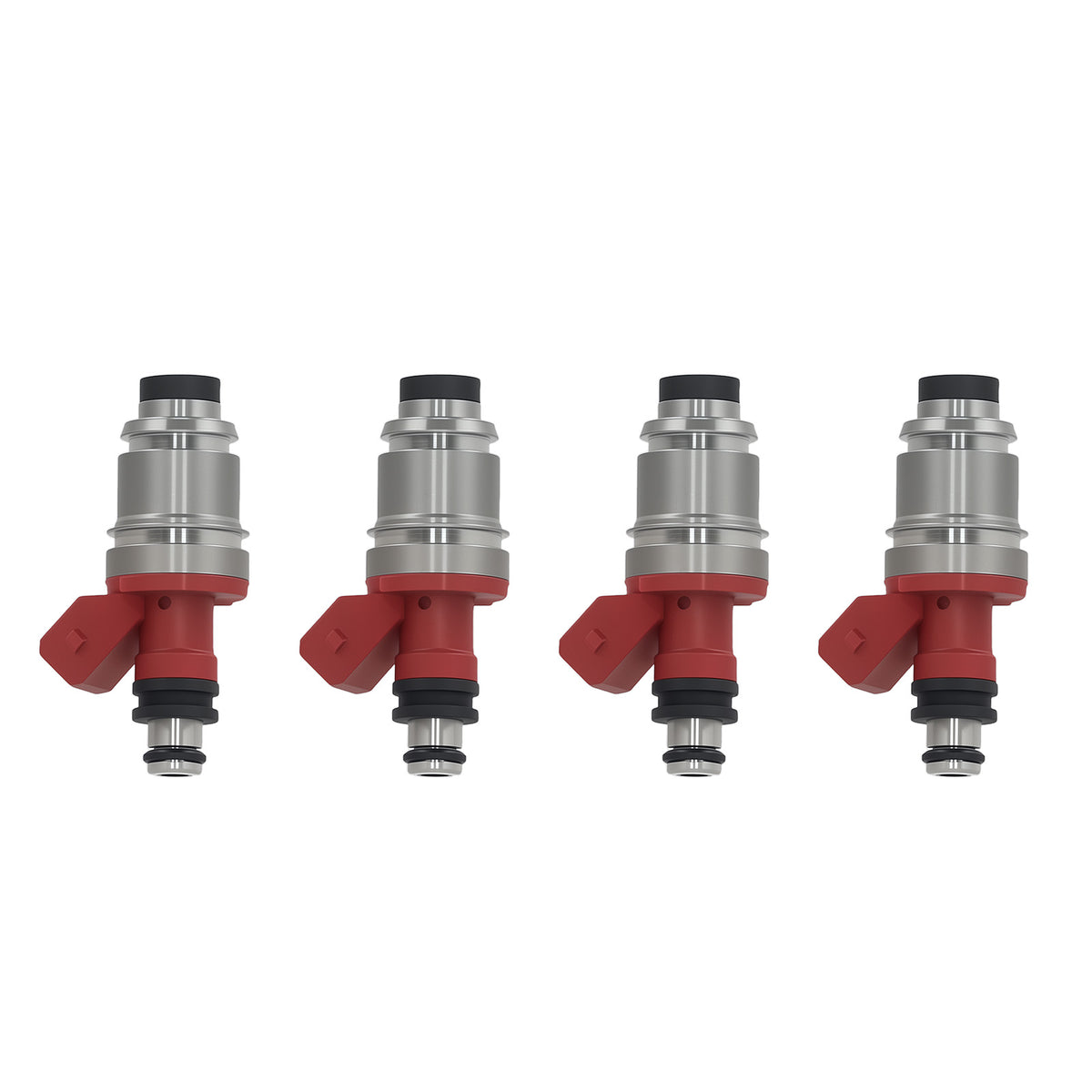 4x Fuel Injector Assembly compatible For Nissan D21 2.4L 1990-1995 FJ342 Direct Replacement