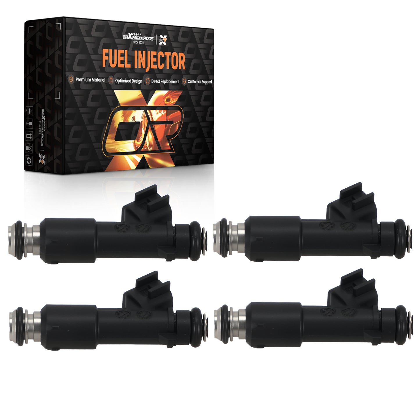 4PCS Fuel Injectors For Forenza Reno 2.0L 2006-2008 15710-85Z10 with O-rings