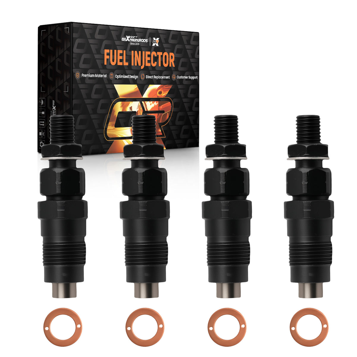 4x Diesel Fuel Injector Set compatible For Mitsubishi L200 Pick Up 2.5TD K74 1996 Kit