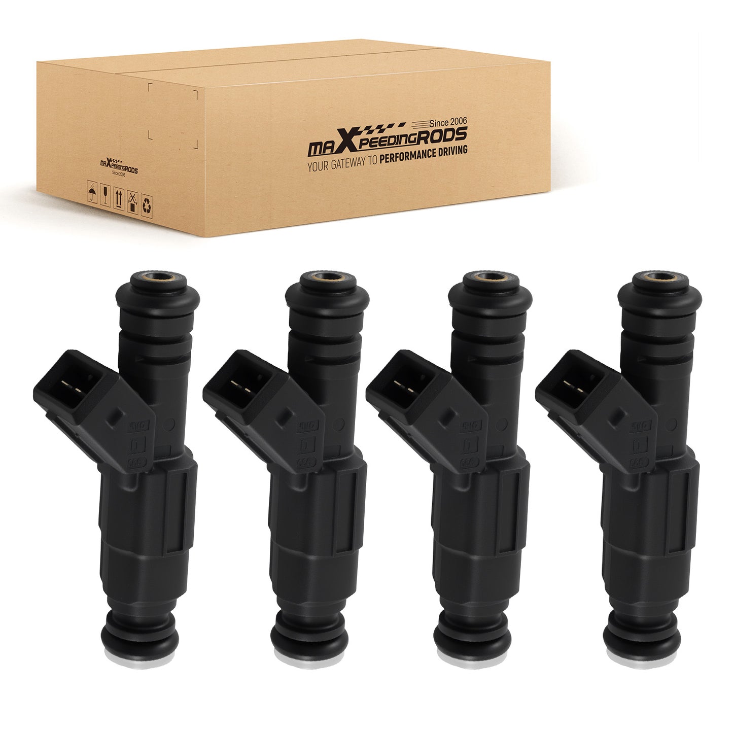 4 Fuel Injectors compatible For Dodge Caravan Grand Caravan 2.4L DOHC 1996-1997 FJ213