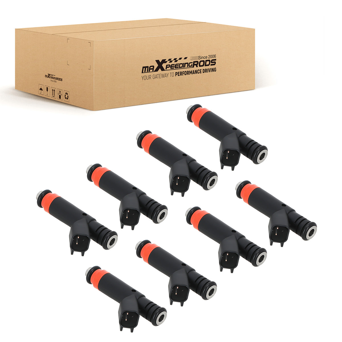 4 Hole Fuel Injector Kit compatible For Ford Explorer 4.6L V8 2002-2003 822-11172
