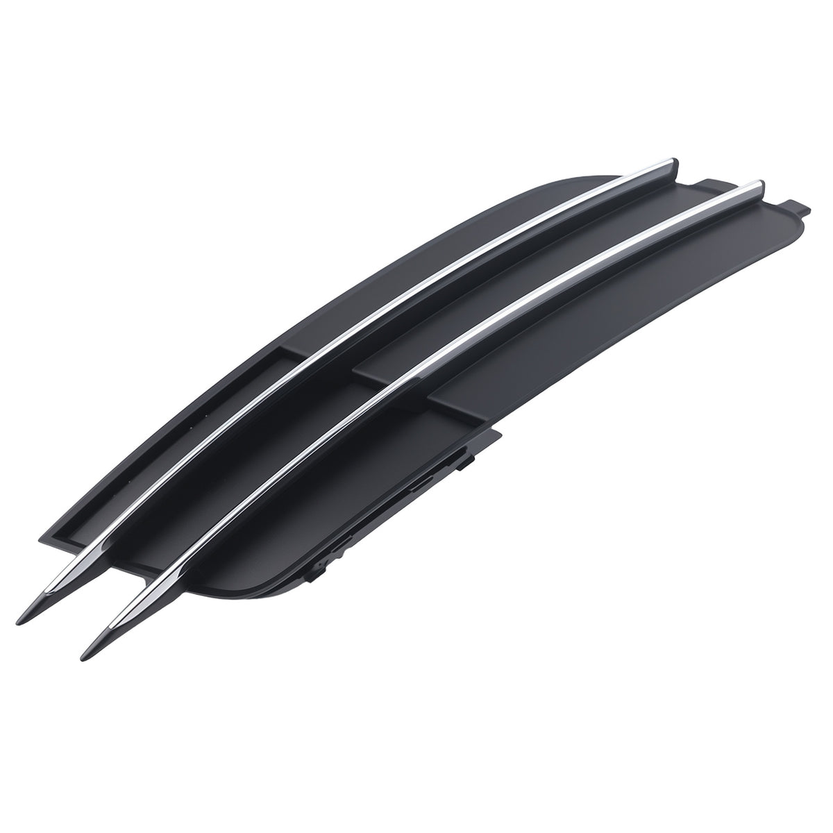 Front Bumper Fog Light Grille Cover compatible For Audi A6 2012-2015 4G0807681 4G0807682