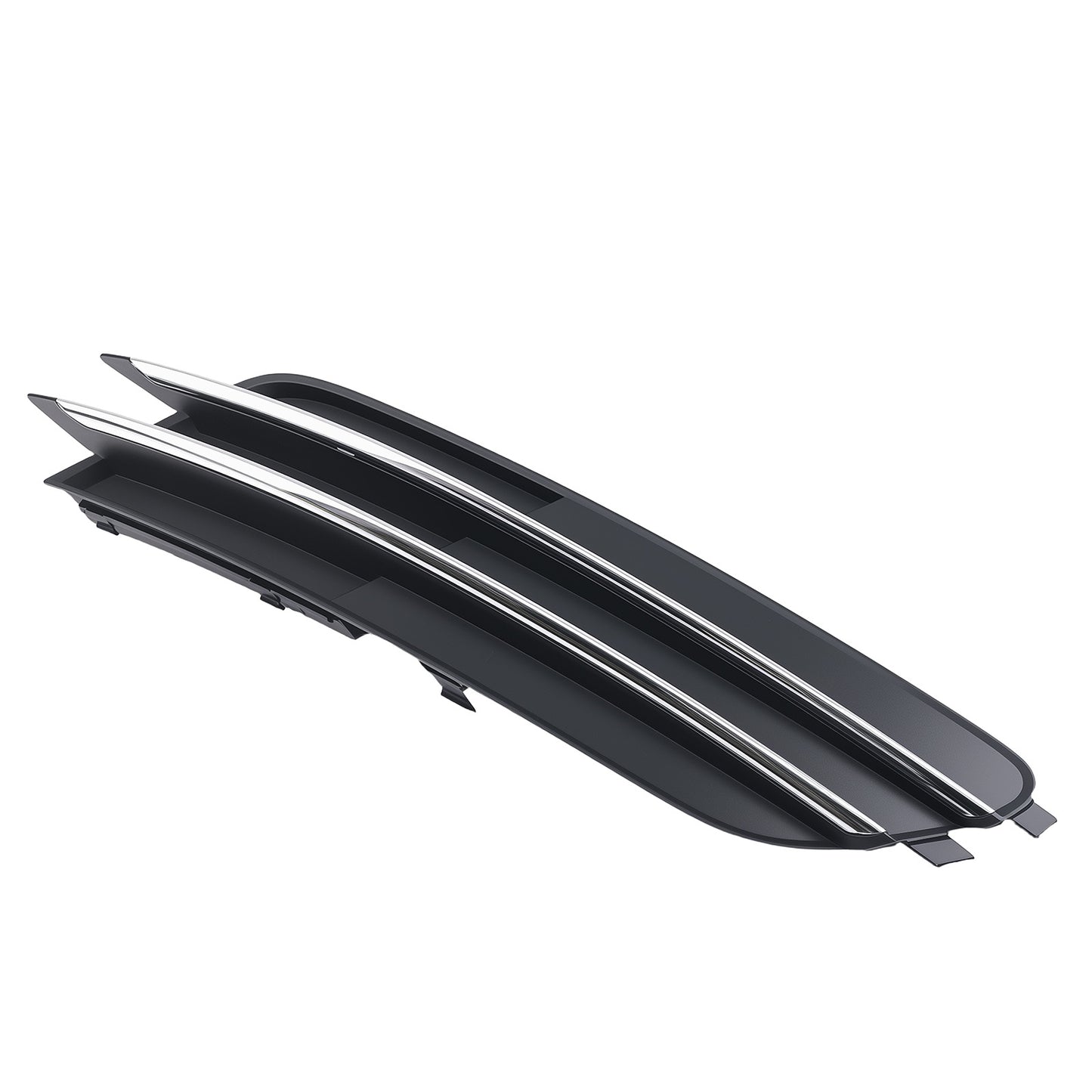 Front Bumper Fog Light Grille Cover compatible For Audi A6 2012-2015 4G0807681 4G0807682