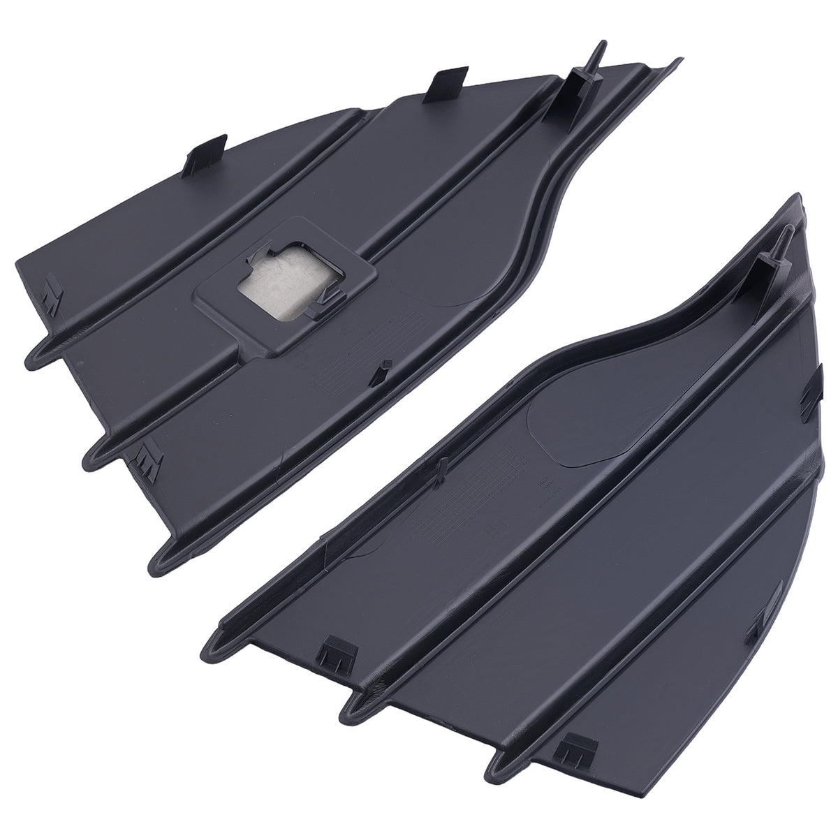Pair Front Bumper Fog Lamp Grille Trim compatible For Ford Escape SE Plus 2013 CJ5Z17E810BA
