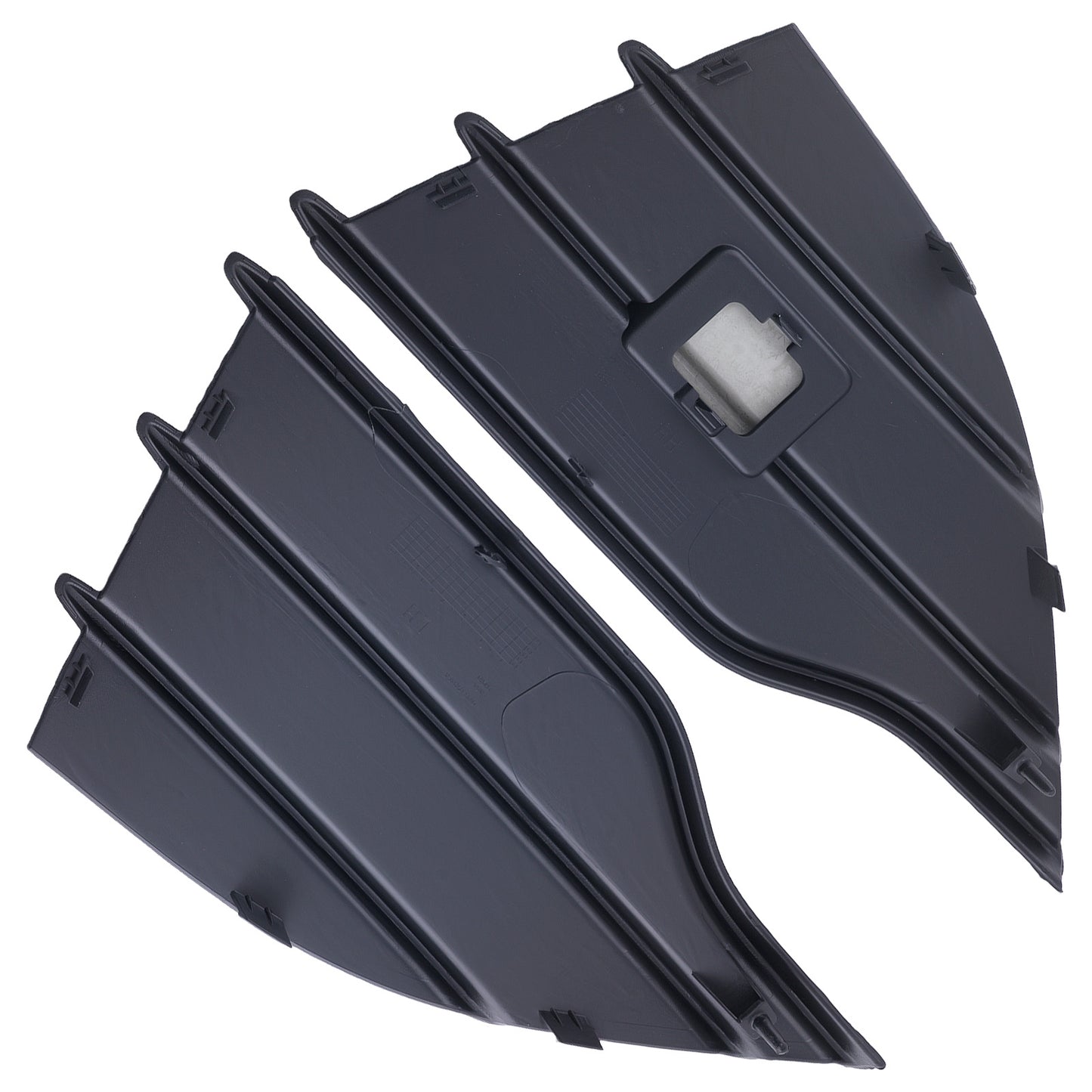 Pair Front Bumper Fog Lamp Grille Trim compatible For Ford Escape SE Plus 2013 CJ5Z17E810BA