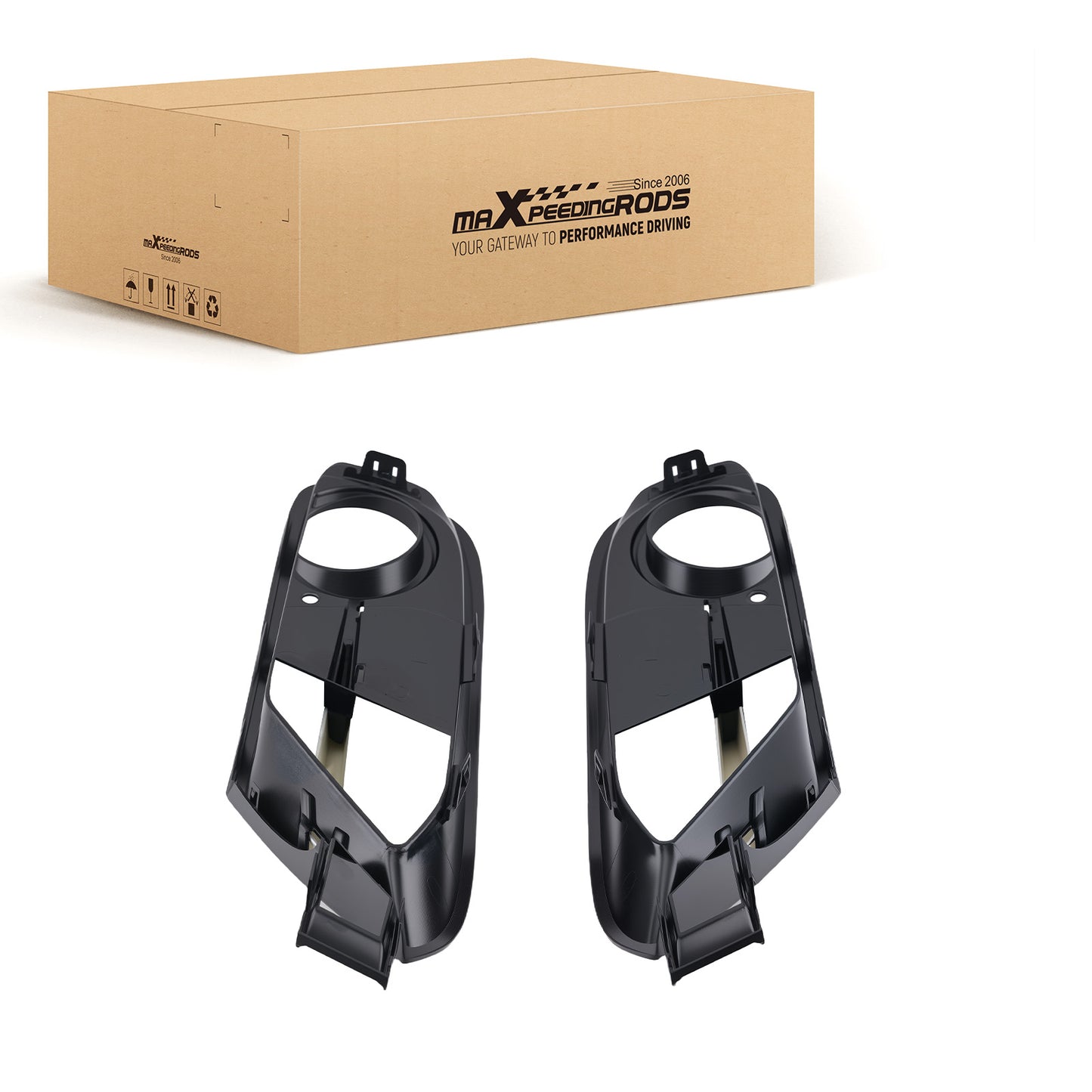 Front Bumper Fog Lamp Grille Cover compatible For BMW 3 Series F30 51117293105 2012-2015