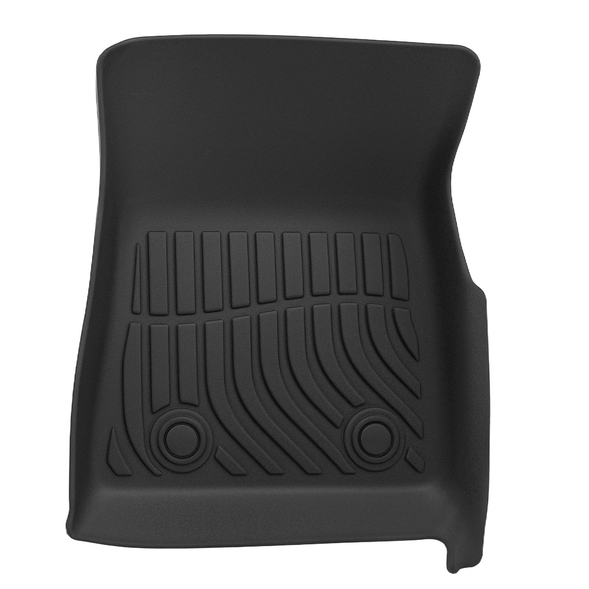 All-Season Floor Mat Set compatible For BMW X3 F25/X4 F26 TPE Rubber Heavy Duty Black