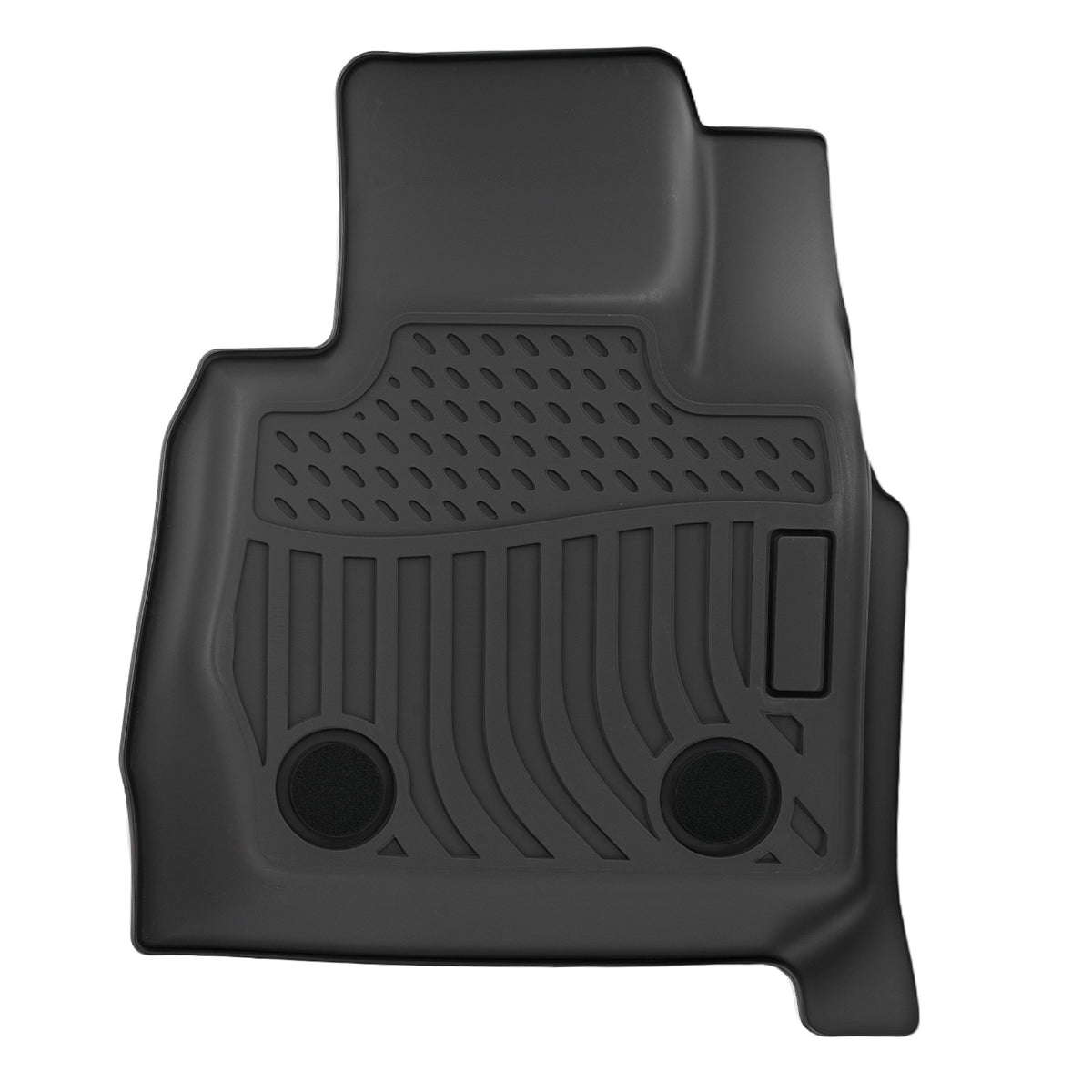 All-Season Floor Mat Set compatible For BMW X3 F25/X4 F26 TPE Rubber Heavy Duty Black