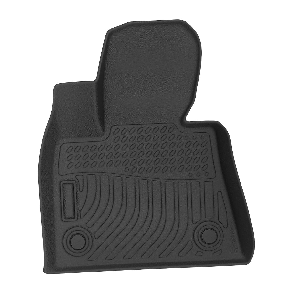 All- Weather Black Floor Mat Liner compatible For BMW X5 2019-2025 TPE Rubber Custom Fit