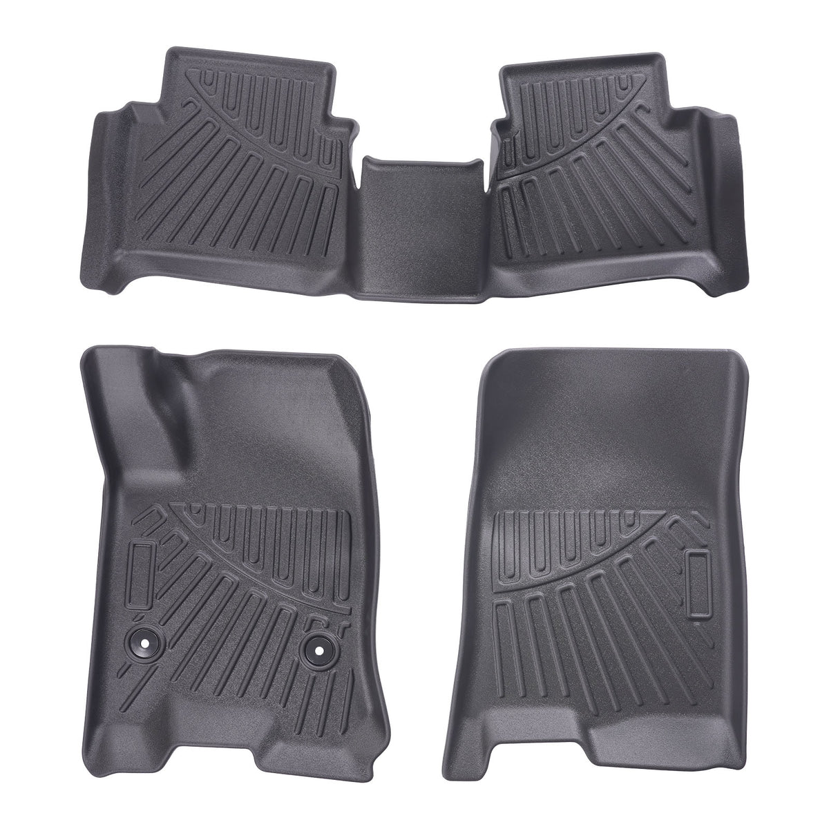 FrontRear Floor Mats Liners compatible For Chevy Colorado GMC Canyon Crew Cab 2023-2024