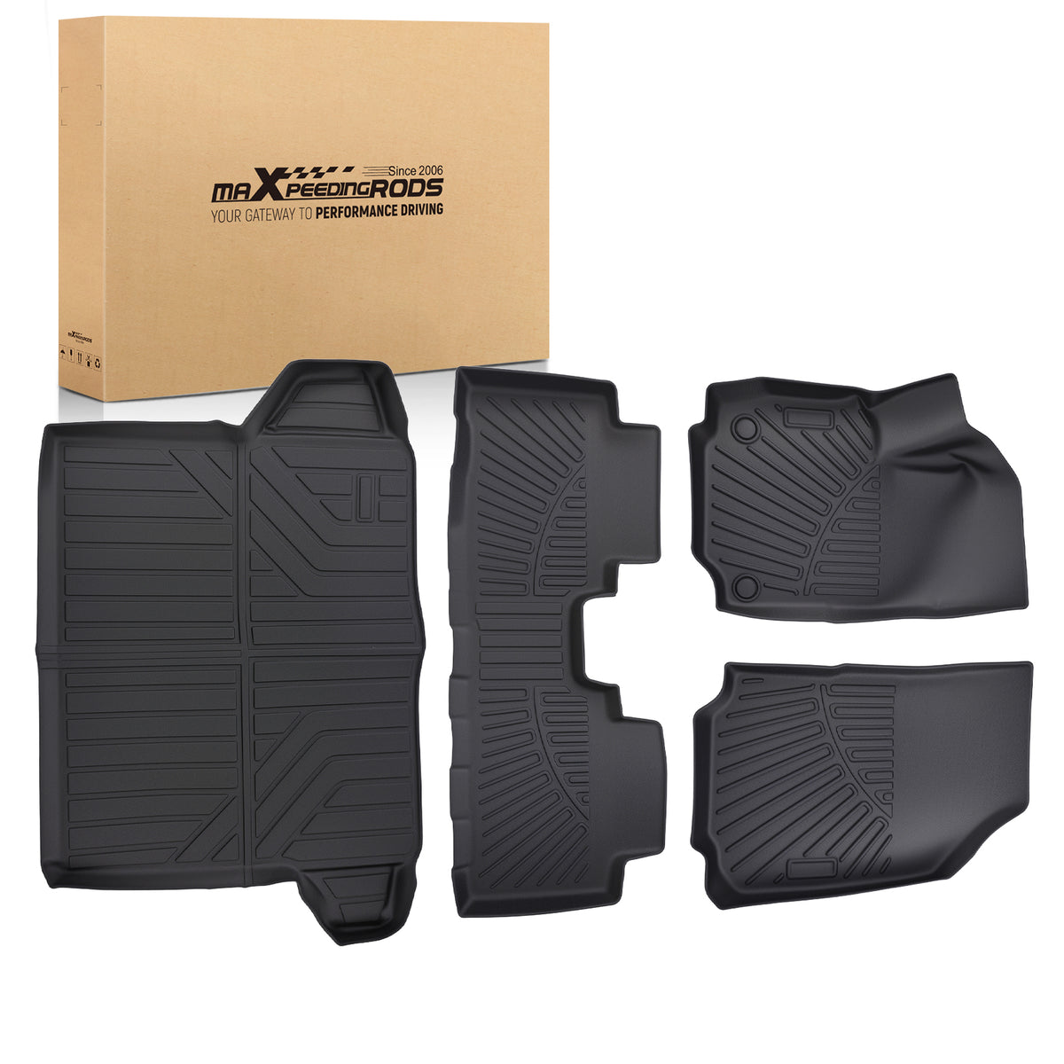 Carpet Floor Mats Set compatible For Chevrolet Equinox 18-24 TPE Floor Liners Waterproof