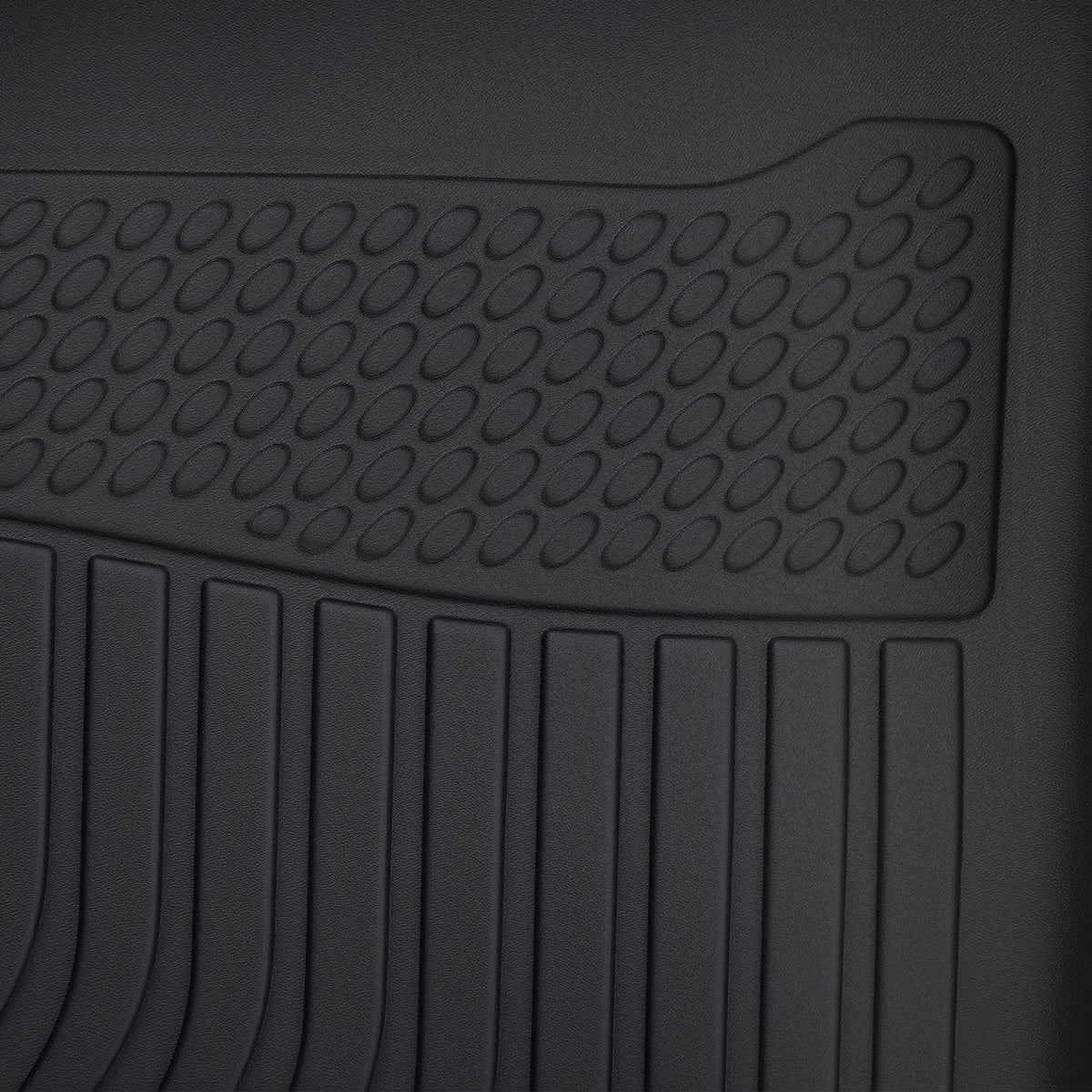 All- Weather Black Floor Mats Liner compatible For Chevrolet Impala 2014-2020  TPE Car Carpet