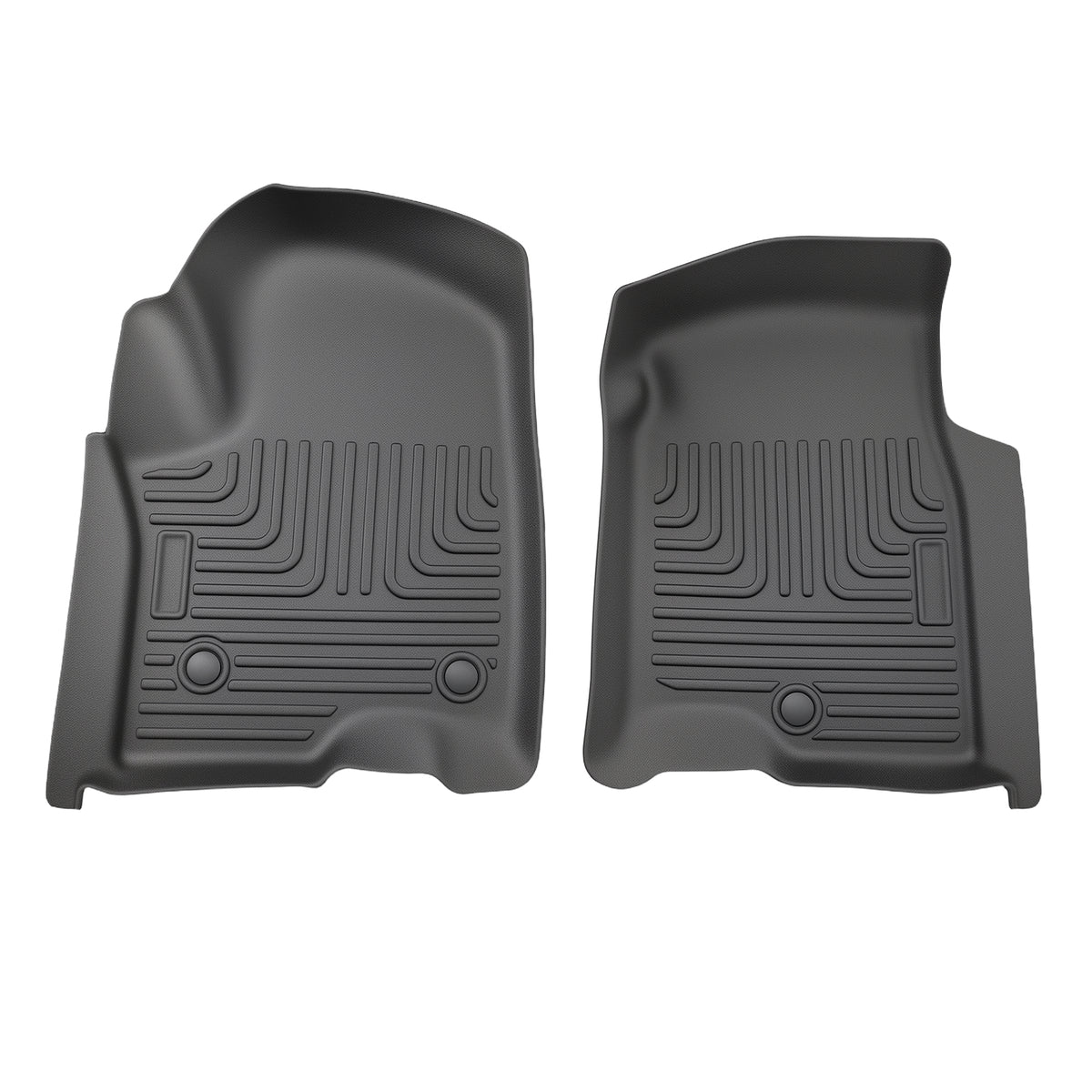 Advanced Floor Mats compatible For Chevrolet Suburban GMC Yukon XL 21-24 Black TPE