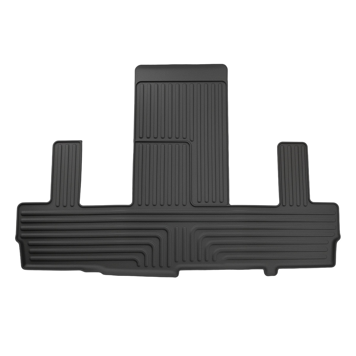 Advanced Floor Mats compatible For Chevrolet Suburban GMC Yukon XL 21-24 Black TPE