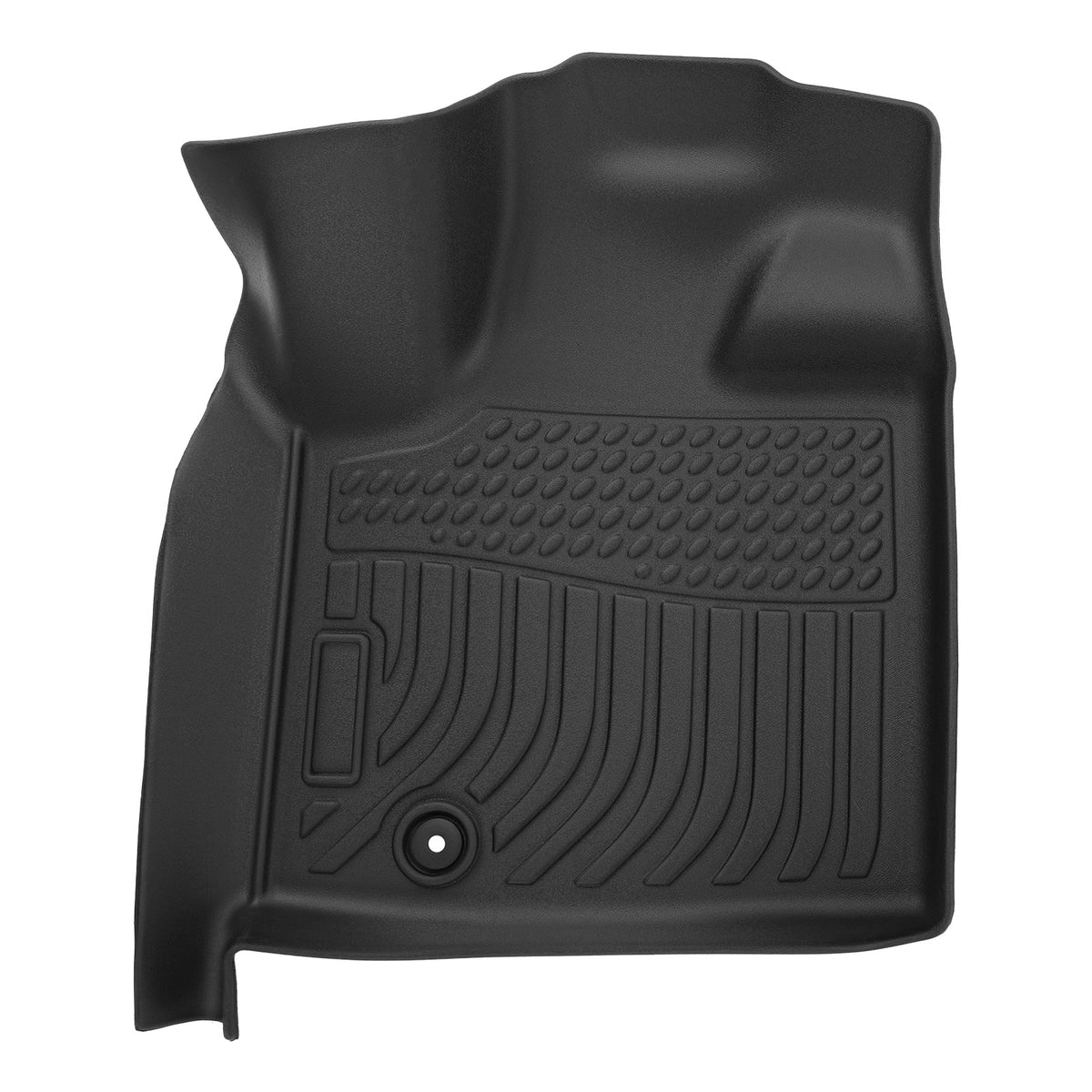 Black TPE Floor Mats compatible For Dodge Grand Caravan 2008-2020  All  Weather Car Carpet
